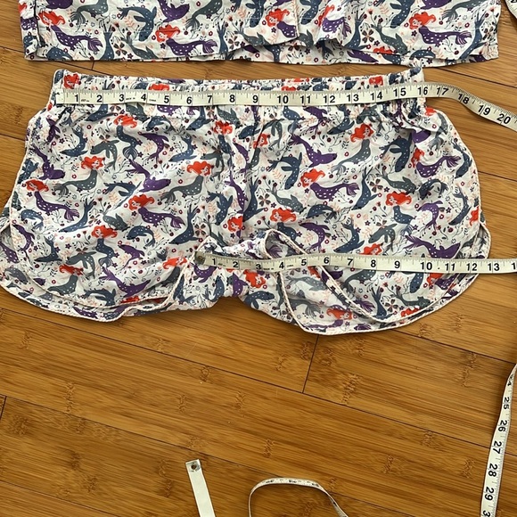 Sold Mercari Roller rabbit selkie mermaid pajamas medium top bottom shorts - Picture 5 of 6